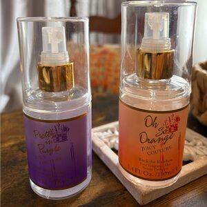 Juicy Couture Purple & Orange Fragrance Mist Duo